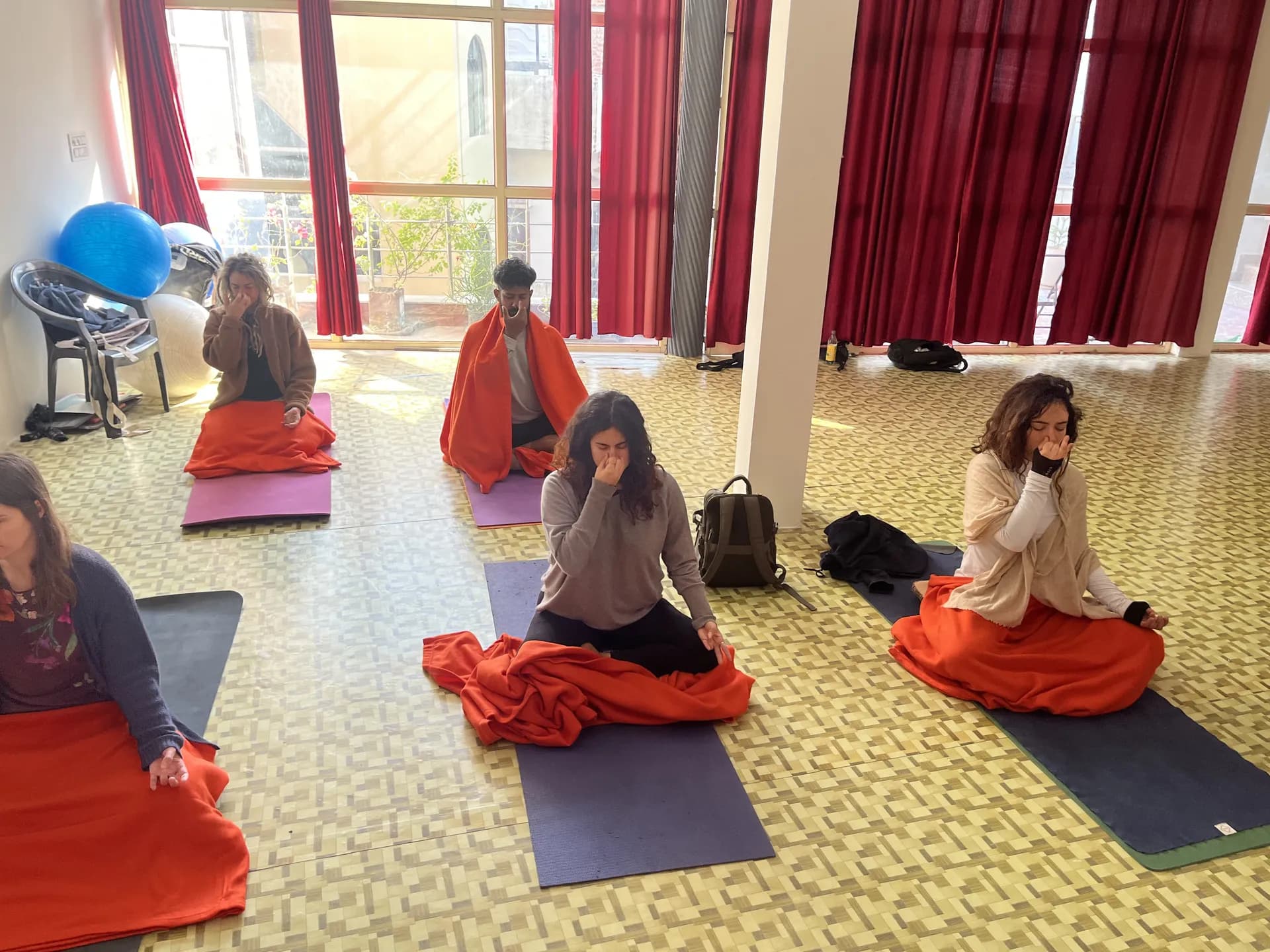 Advanced breathwork immersion pranayama practice in Rishikesh