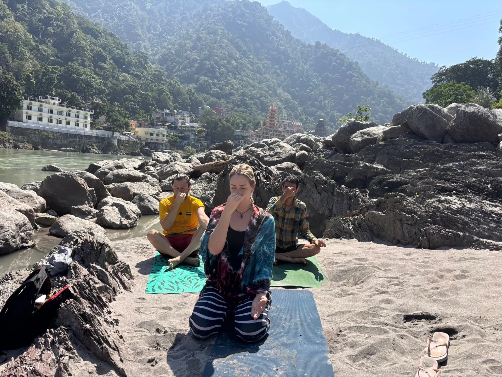 Breathwork courses and training group at Anantadrishti Yoga in Rishikesh